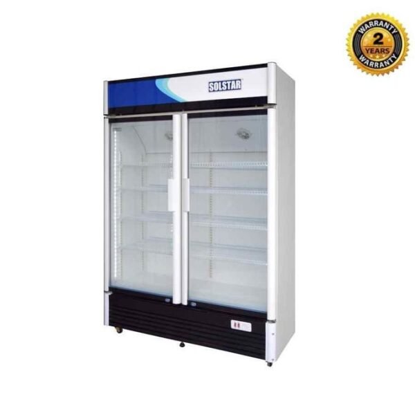 Solstar VC 6500-WHV SS 650L Vertical Cooler Double Door - White