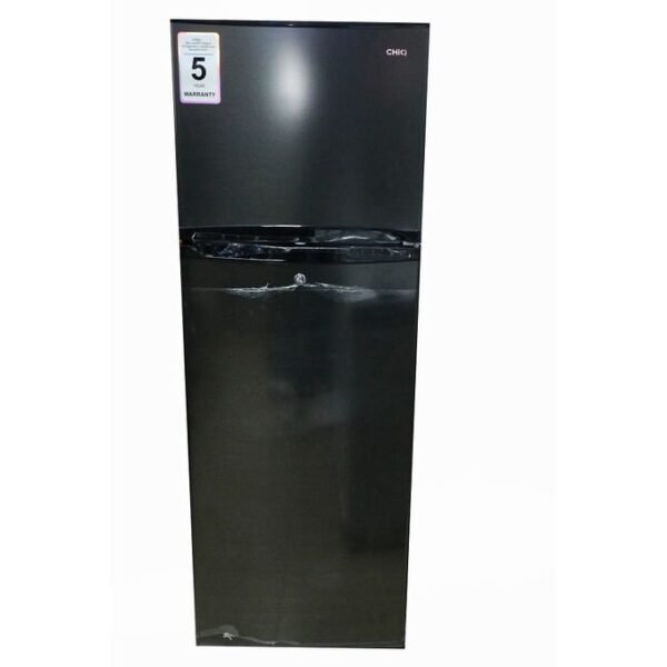 Chiq Double Door Refrigerator CTM260 200 Ltrs - Black