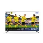 Chiq 50 inch 4k UHD Frameless Android Smart Tv - Black