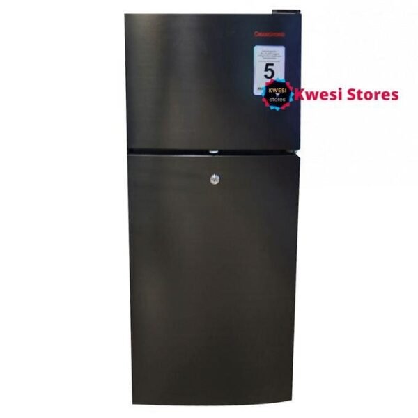 Chiq / Changhong CD155 153 liters- Double Door Refrigerator - Black