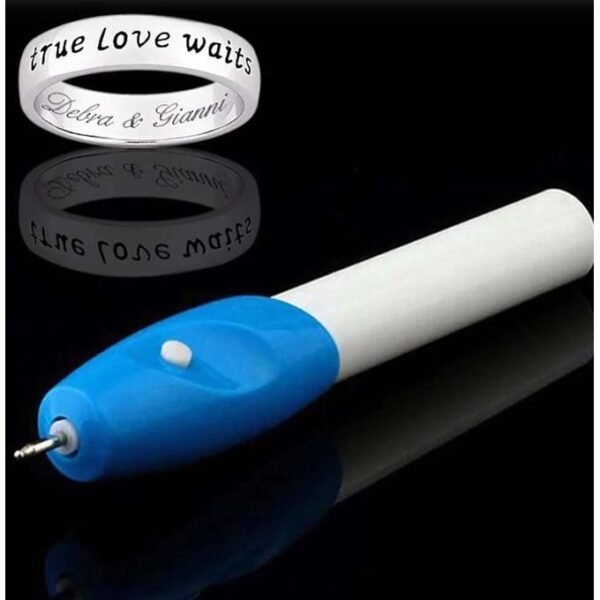 Engraving Pen On Glass Metal Wood Plastic, White