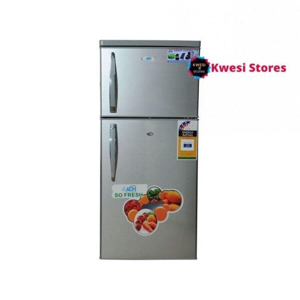 ADH 220 Liters BCD8169-20 Double Door Refrigerator, Silver