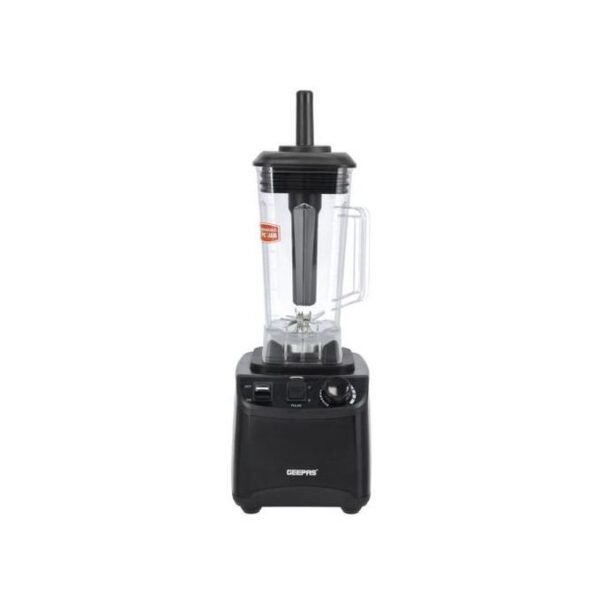 Geepas 2L 1800W Single High Speed Commercial Blender - Black | Professional Blender for Smoothies & Shakes