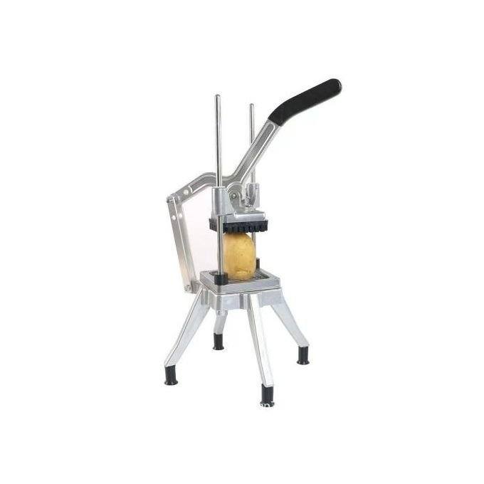 1287229-2.jpg Commercial Manual French Fries Cutter Potato Chips Vegetables Cutting Machine, Silver - Image 1