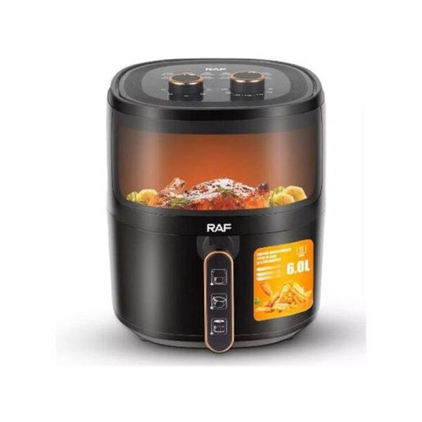RAF 6 Litres Healthy Oil Free Air Fryer - R.5324 – Black