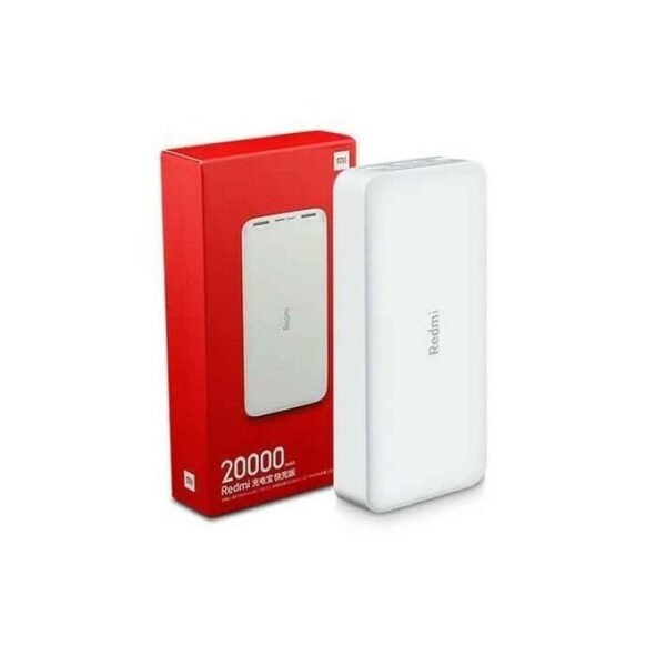 Redmi Powerbank 20000mAh Dual Input & Output Fast Charging - White