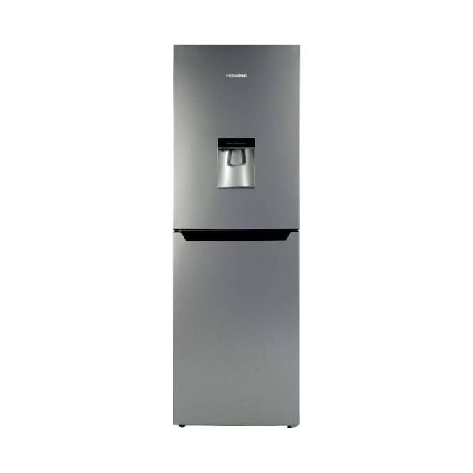 1288529-1.jpg Hisense 341 liters, Double Combo Bottom Freezer Refrigerator With Dispenser - Stainless Look - Image 1