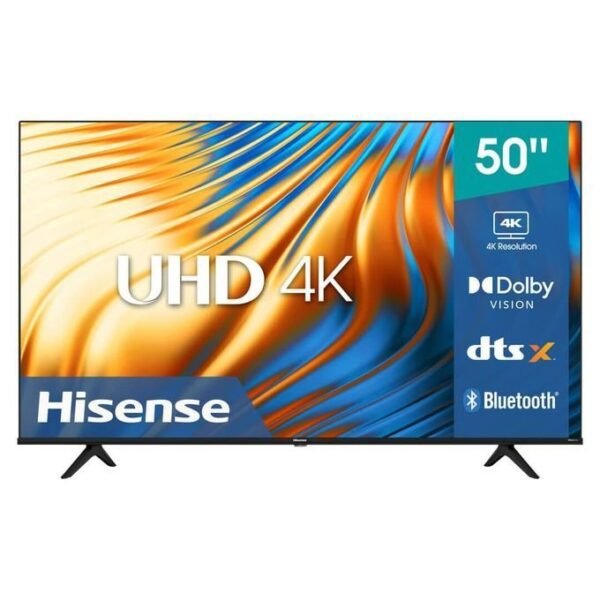 Hisense 50 Smart Free To Air 4K TV with Built-in WIFI & Bluetooth - Black