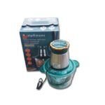 Hoffmans Food Processor, Meat Chopper & Vegetables - Silver, Transparent - Image 2