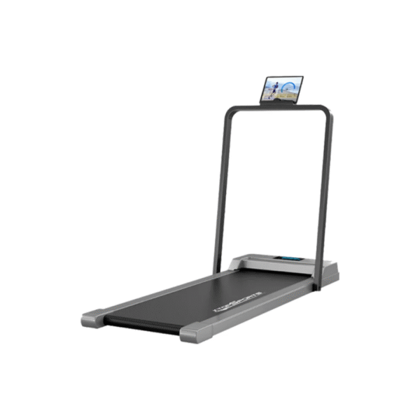 Electric folding treadmill with remote controller