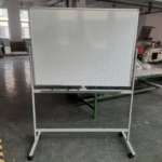 Erasable magnetic white board  120cm by 150cm with stand