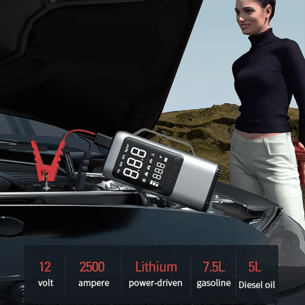 Multi functional jump starter - Image 6