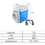 Portable car fridge 7.5l DC powered - Image 2