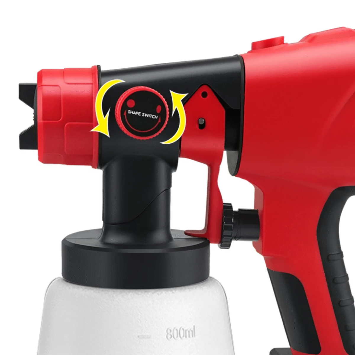 Cordless Electric Paint Sprayer Gun – 20V, 800ml Container, Adjustable Nozzle for Home & DIY Painting Projects - Image 2