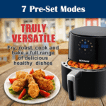Sonashi 4.2 L Digital Air Fryer 1300W Saf-420 Black - Image 2