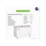 SPJ SHOP 360 Litres Curved Glass Top Chest Freezer - Image 2