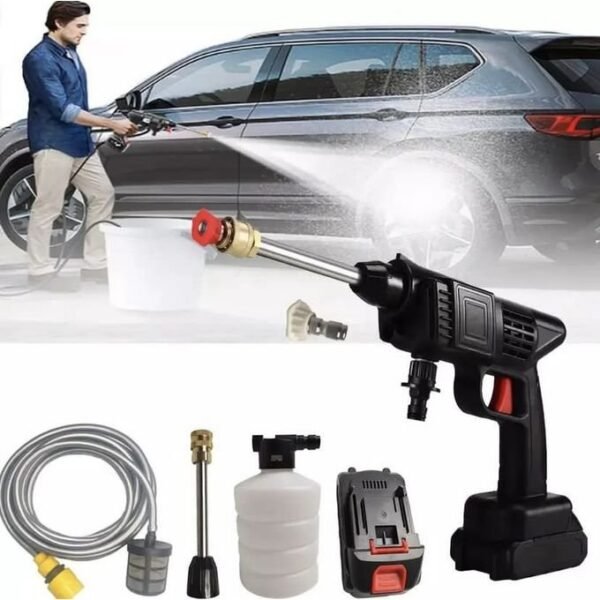 Jet Car Washing High Pressure Water Gun - Black