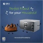 SPJ 20L High Tech Mirror Door Microwave - Sliver - Image 2