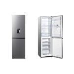 Hisense 330L Double Door Bottom Freezer Refrigerator with Water Dispenser - Silver - Image 2