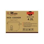 Electro Master 4.2ltr Rice Cooker - White | Perfect for Cooking Rice & More - Image 2
