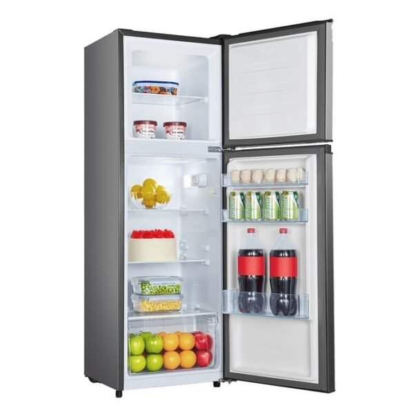 Hisense 225L Double Door Refrigerator 2022 - Silver | Energy-Efficient & Spacious Fridge for Home & Office