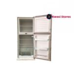 MeWe 230L Top Mount Freezer Double Door Refrigerator - Silver - Image 2