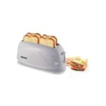 Geepas GBT9895 - 4 Slice Bread Toaster - White - Image 2