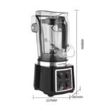 Hoffmans HM-2088 Noise-Proof Commercial Blender – 2L, 3000W – Black - Image 3