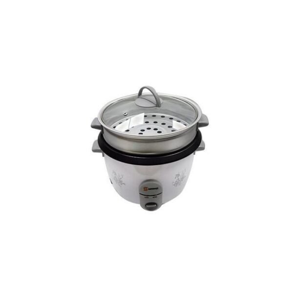 Sayona Electric Rice Cooker 1.8L - White | Cook Perfect Rice Every Time