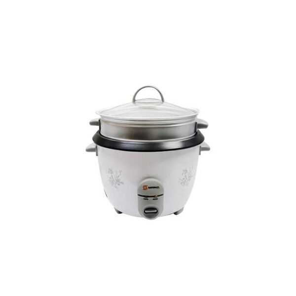 Sayona SRC-4304 2.2L Electric Rice Cooker - White for Perfectly Cooked Rice Every Time
