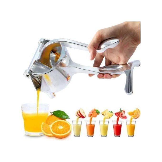 2289329.jpg Stainless Steel Manual Fruit Press Squeezer Juicer Extractor-Silver - Image 1
