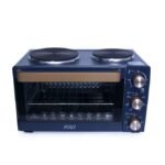 Pixel 26 Litres Oven With Two Hot Plate – Navy Blue - Image 3