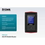 D-Link Any Sim 4G LTE Mifi Router 12Hr Battery & LCD Screen - Black - Image 3