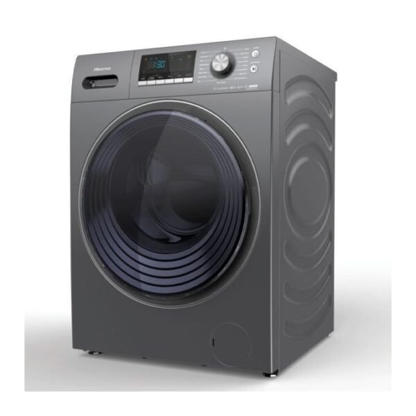 Hisense 10Kg Front Loading Washer and Dryer Machine - Silver,Grey