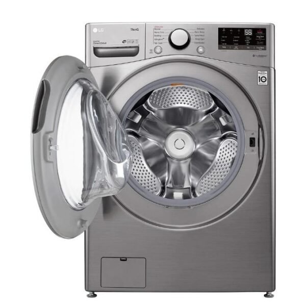 LG F3L2CRV2T 20/12KG 6 Motion Direct Drive Washer Dryer - Silver