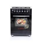 Sano 60X60 Full Gas Electric Oven Cooker With Rotisserie- Black