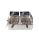 Owngreat Double Deep Fryer 12 Litres - Silver - Image 2