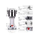 300g Electric Herb Grain Grinder Cereal Milling Flour Powder Machine,Silver. - Image 3