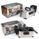 Sokany 3.5L Electric Single Deep Fryer - Silver - Image 4