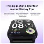 Oraimo Watch 4 Plus BT Call 2.01'' HD Large Screen Smart Watch - Black - Image 3