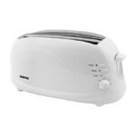 Geepas GBT9895 - 4 Slice Bread Toaster - White - Image 3