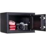 T-17 Digital Electronic Safe Box with Key & Number Lock - Multicolor - Image 5