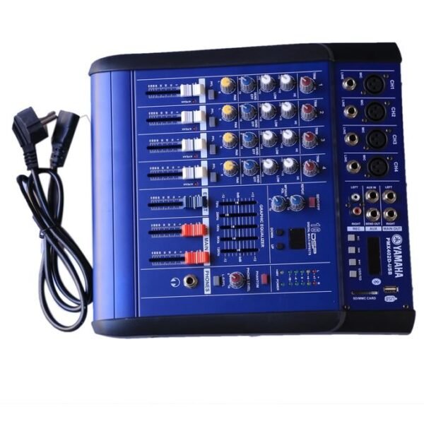 Yamaha 4-Channel Amplified Mixer - Blue