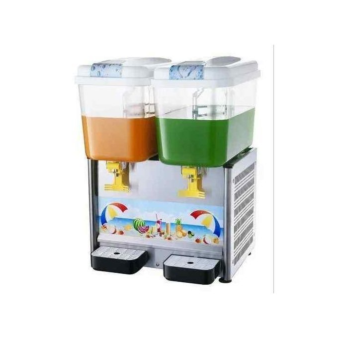 328329-7.jpg Snowhite Double Juice Dispenser, 18 Litres - White - Image 1