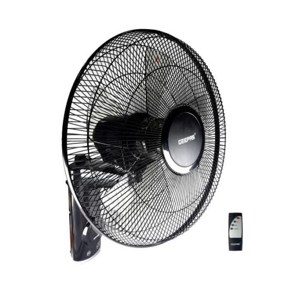 Geepas Wall Mount Fan -16 Inches - Black