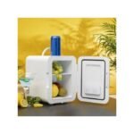 Geepas Mini Refrigerator With Cold And Warm Function Car & Home- White