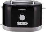Sonashi 2 Slice Bread Toaster ST-209 - Countertop Toaster w/ Heating Control, Pilot Lamps, Detachable Crumb Tray | Kitchen Appliances - Image 3