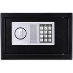 T-17 Digital Electronic Safe Box with Key & Number Lock - Multicolor - Image 4