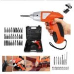 45 In1 Non-slip Rechargeable Cordless Screwdriver/Drill Set, -Red - Image 6