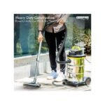 Geepas 2 in 1 Blow and Wet & Dry Vacuum Cleaner With Powerful Copper Motor Stainless Steel Drum Tank With Dust Full Indicator Silver - Image 2